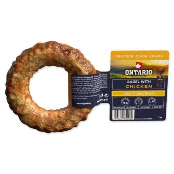 Ontario Protein rágó bagel csirkével 1db 8,9cm kép