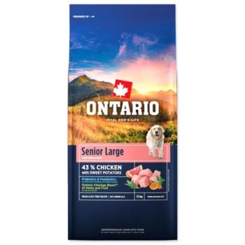 Ontario Senior Large Chicken & Édesburgonya 12kg