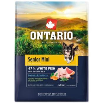 Ontario Senior Mini Fish & Brown Rice 2,25kg kép