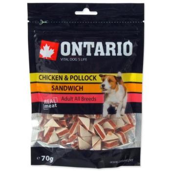 Ontariói csemege csirke és tőkehal, szendvics 70g kép