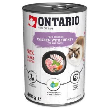 Ontariói csirke- és pulykakonzerv, pástétom 400g kép