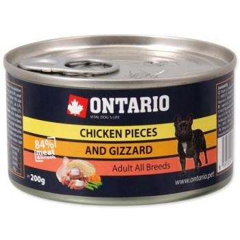 Ontariói konzerv csirkedarabok és zúzalékok 200g kép