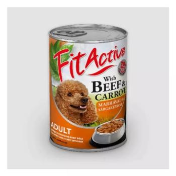 Panzi FitActive Adult Dog Konzerv marha és répa 415gr