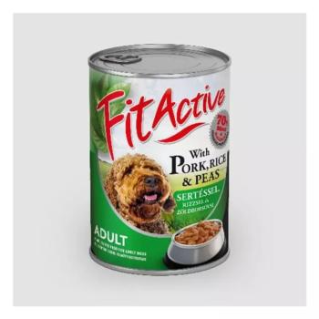 Panzi FitActive Adult Dog Konzerv sertés, rizs és borsó 1250gr kép