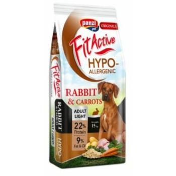 Panzi FitActive Hypoallergenic Light Rabbit and Carrots 15 kg kép