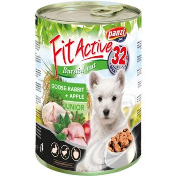 Panzi Fitactive Junior Dog Konzerv libával és nyúllal 12x415gr kép