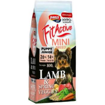 Panzi FitActive Puppy & Junior Mini Hypoallergenic Lamb & Spring Veggies 800 g kép