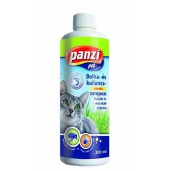 Panzi Sampon Bolha- és Kullancs riasztó macskák részére 200 ml kép