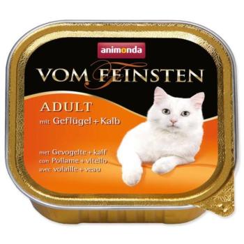 Pástétom Animonda Vom Feinstein Felnőtt baromfi- és borjúhús 100g kép