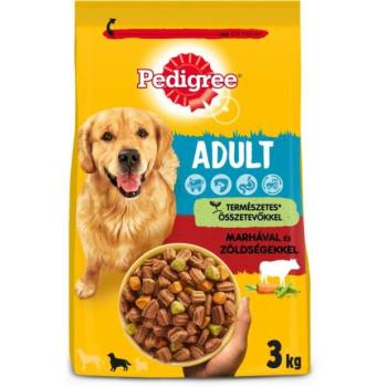PEDIGREE Adult - Beef & vegetables 3 kg kép