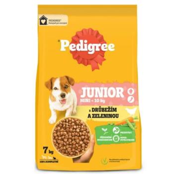 Pedigree Junior S száraz kutyatáp - baromfi, zöldség 7 kg