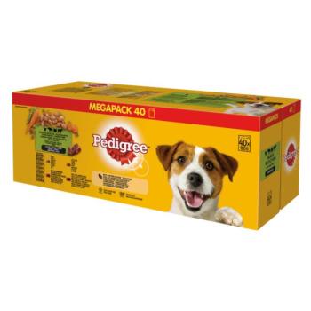Pedigree MegaPack alutasakos kutyaeledel válogatás - marha, baromfi, bárány 40 x 100 g kép
