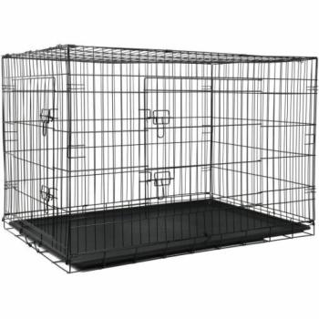 Pepita hordozható XXXL Kutyakennel 120x74x80,5cm - Fekete kép