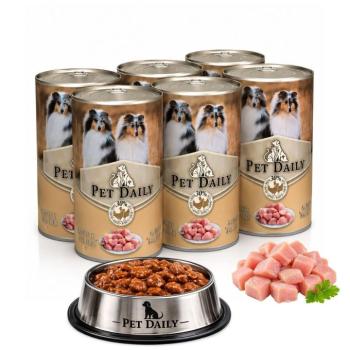 Pet Daily Dog teljes értékű nedves kutyaeledel multipack, szárnya... kép