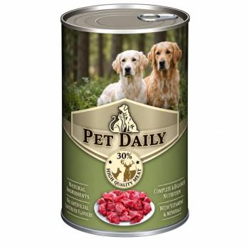 Pet Daily Dog teljes értékű nedves kutyaeledel multipack, vadas 12x1240g kép
