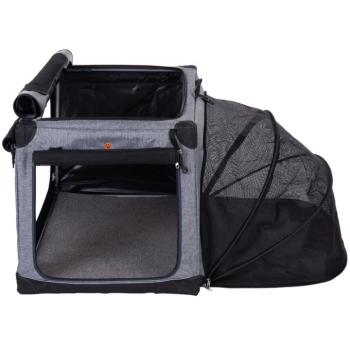 Pet Home összecsukható kutyaszállító box kutyáknak, macskáknak- M: Sz 50,5 x Mé 76 x Ma 48 cm kép