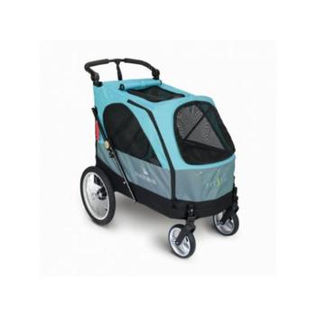 Petstro Silverwing kutyakocsi, XL méret, 55 kg-ig - Türkiz