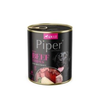 Piper felnőtt kutyakonzerv pacal és cékla 800g kép