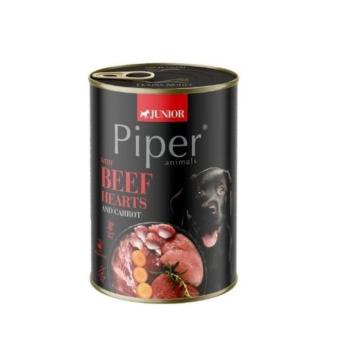Piper Junior kutyakonzerv marhaszív és répa 400g kép