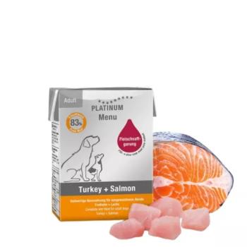 Platinum Menu nedves kutyatáp - pulyka + lazac 185 g kép
