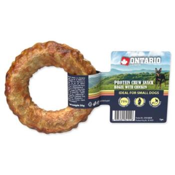 Pochutna Ontario Protein csirke, rágós bagel 8,9 cm, Kis kép