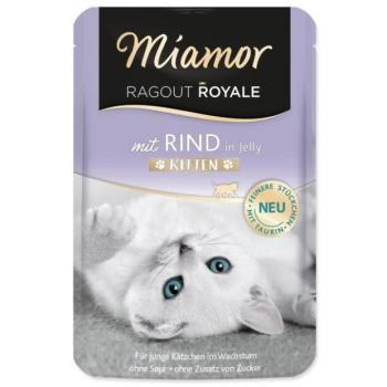 Pocket Miamor Ragout Royale Kitten marhahús zselében 100g kép