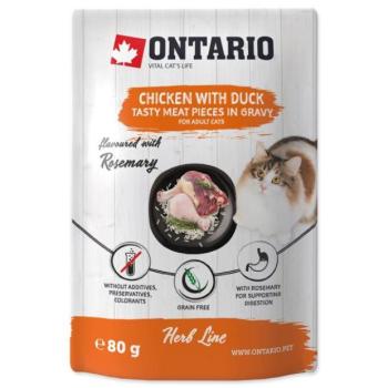 Pocket Ontario csirke és kacsa szószban 80g kép