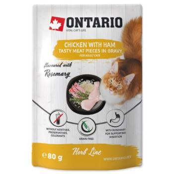Pocket Ontario csirke sonkával mártásban 80g kép