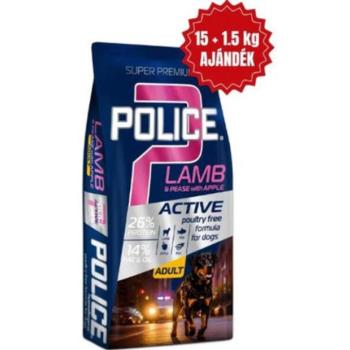 Police Adult Hypoallergenic lamb & pease with apple 15 kg kép