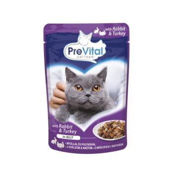 PreVital alutasakos eledel nyúllal és pulykával zselében 24 x 100 g kép