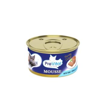 PreVital Mousse Adult macskakonzerv - tonhal 85 g kép