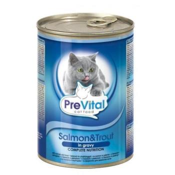 PreVital Salmon & trout tin 415 g kép