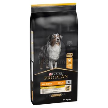 Pro Plan All Sizes Adult Light/Sterilised - csirkében gazdag száraz kutyaeledel 2 x 14 kg kép