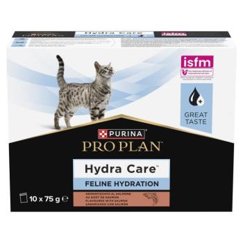 Pro Plan Feline HC HydraCare kiegészítő nedves macskaeledel lazaccal 10 x 75 g kép