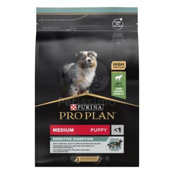 Pro Plan Medium Puppy Sensitive Digestion - bárányban gazdag száraz kutyaeledel 2 x 12 kg