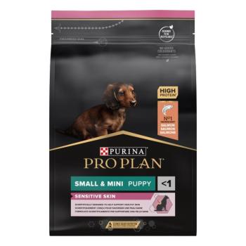 Pro Plan Small & Mini Puppy Sensitive Skin - lazacban gazdag száraz kutyaeledel 3 kg kép