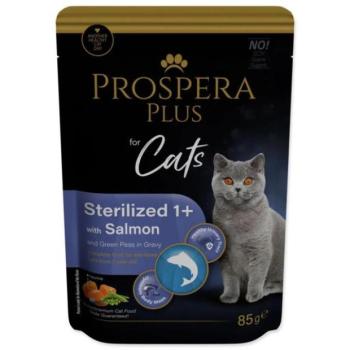 Prospera Plus Sterelized 1+ tasak, Lazac, Borsó 85g kép
