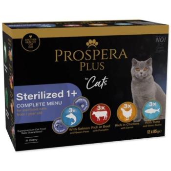 Prospera Plus Sterilized 1+, 12x 85g kép