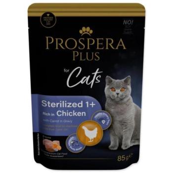 Prospera Plus Sterilized 1+, Csirke, Sárgarépa 85g kép