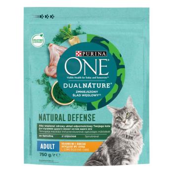 Purina One DualNature Adult teljes értékű állateledel felnőtt macskák számára csirkével 750 g kép