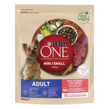Purina One teljes értékű állateledel felnőtt kutyák számára marhában gazdag, rizzsel 800 g kép