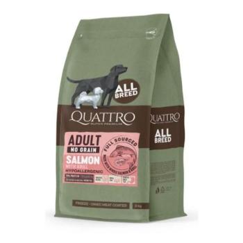 QUATTRO Hypoallergenic ALL BREED ADULT SALMON & KRILL kutyatáp 12kg kép