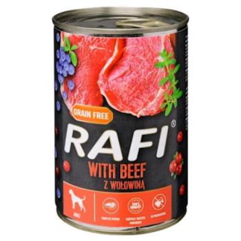 Rafi kutya pástétom marha, vörös- és kék áfonyával konzerv 12x400g kép