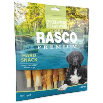 Rasco Premium csemege bivalybőr csirkehúsba csomagolva, rudak 500g kép