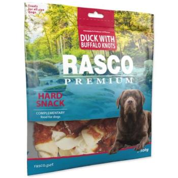 Rasco Premium csemege bivalybőr kacsahússal, csomók 5cm 500g kép