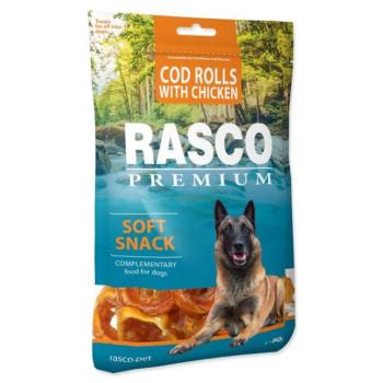 Rasco Premium csemege tőkehal csirkébe csomagolva, tekercs 80g kép