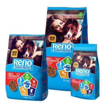 Reno Optimal Life 5 száraz kutyatáp - marha, zöldség 15 kg kép