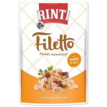 Rinti Filetto tasak Felnőtt csirke és csirkeszív zselében 100g kép