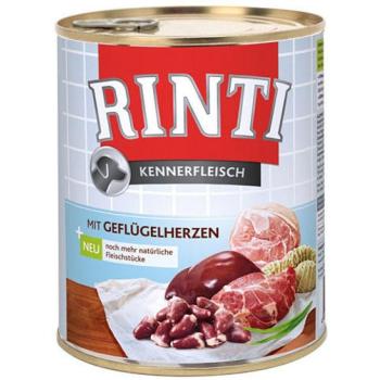 RINTI Kennerfleisch - Poultry Hearts 800 g