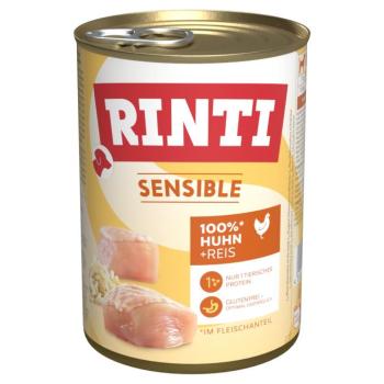 RINTI Sensible gazdaságos csomag 24 x 400 g - Csirke & rizs
